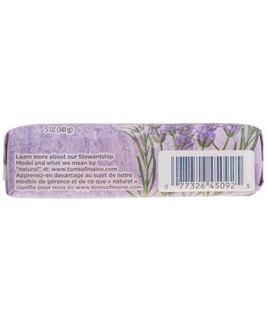 Tom's of Maine Lavender & Shea Natural Beauty Bar Soap - 5 oz | Raw Shea Butter | Eco-Friendly & Cruelty-Free - Buy Online on GoSupps.com