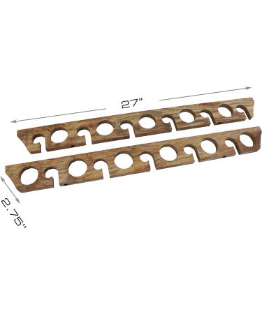 Rush Creek Creations 11-Rod Wall/Garage Fishing Rod Storage Rack - American Cherry Laminate - Buy Online on GoSupps.com