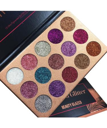 Buy Allbesta 10/15/18 Colors Eyeshadow Palette - Matte Glitter & Shimmer Makeup for Stunning Looks | International Shipping Available - Buy Online on GoSupps.com