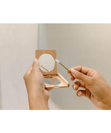 Zero Waste Reusable Cotton Swabs 4 Pack | Eco-Friendly Vegan Q-tips for Ear Cleaning Makeup Removal & Baby Care | Plastic Free Sustainable Solutions by Elevated Earth Healing - Buy Online on GoSupps.com