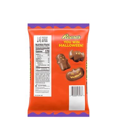 REESE'S Halloween Milk Chocolate Peanut Butter Snack Shapes Candy 9.6 oz Variety Bag - Buy Online on GoSupps.com