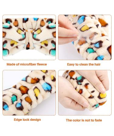 Towel Headbands for Women - Microfiber Facial Hair Band for Skincare & Makeup (Vivid Patterns) - Buy Online on GoSupps.com