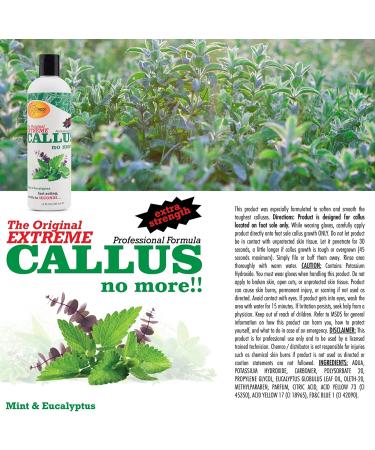 SPA REDI Callus Remover Gel - Mint & Eucalyptus 12 Oz - Professional Foot Care for Toughest Calluses - Smooths Dry Cracked Heels - Buy Online on GoSupps.com