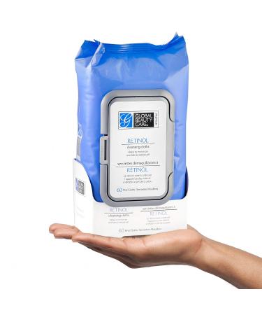 Buy Retinol Cleansing Cloths & Makeup Removal Wipes - 60 Ct | Best International Shipping - Buy Online on GoSupps.com