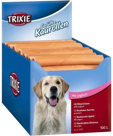 Trixie Chewing Rolls Filled with Cheese for Dog 22 g Pack of 100 - Buy Online on GoSupps.com