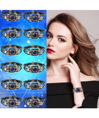 zxcvbnn Zodiac Signs Spirit Bracelet Handmade Woven Multilayer 12 Constellation Bracelets Adjustable Zodiac Pu Leather Jewelry Unisex Valentines Day Mothers Day Unique Gifts For Women Aries one size - Buy Online on GoSupps.com