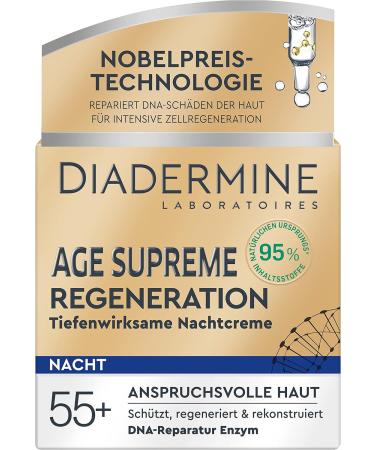 DIADERMINE Age Supreme Regeneration Night Cream Deep Effective Night Cream 50 ml Single - Buy Online on GoSupps.com