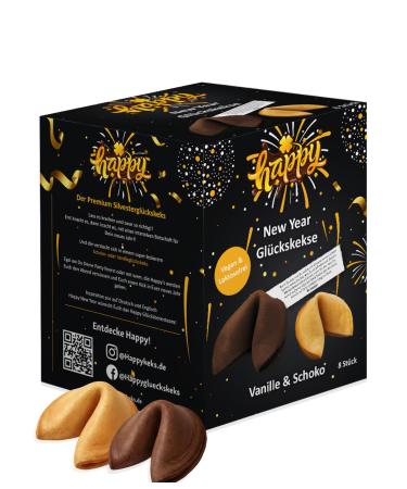 Happy Happy Biscuits lucky charms chocolate and vanilla New Year