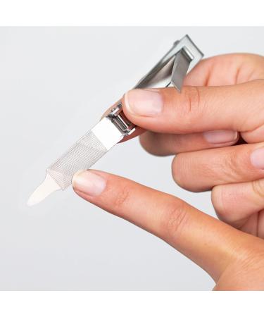 REMOS Stainless Steel Nail Clippers with Nail File Compact 6cm Design for Effortless Grooming | International Shipping - Buy Online on GoSupps.com