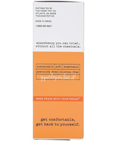 The Honey Pot Company Duo-Pack Bio-Tampons | Organic Plastic Applicator | Normal & Great Absorbency | 18 Odorless Feminine Products - Buy Online on GoSupps.com