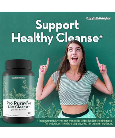 Pro Puravive Slim Cleanse - 90 Day Supply | Gentle Full Body Detox for Men & Women | Best Detox Cleanse for Weight Loss - Buy Online on GoSupps.com