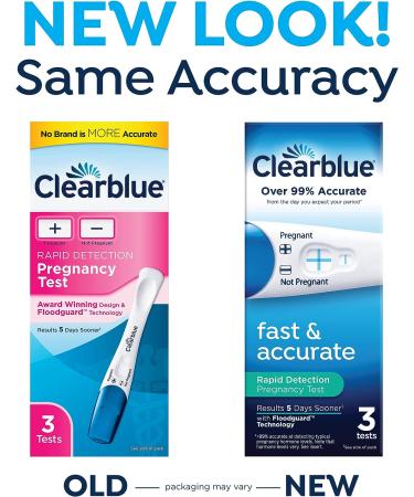 Clearblue Rapid Detection Pregnancy Test 3 Count - Fast and Accurate Results - Buy Online on GoSupps.com