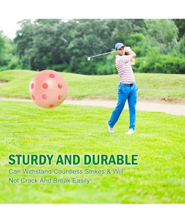 AQUEENLY 50-Pack Colored Plastic Golf Balls for Practice - Airflow Hollow Design for Swing Practice Indoors and Outdoors (5 Colors) - Buy Online on GoSupps.com