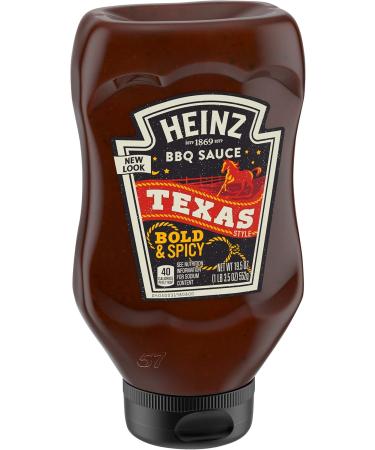 Heinz 100% Natural Texas Style Bold & Spicy BBQ Sauce 552g Bottle - Buy Online on GoSupps.com