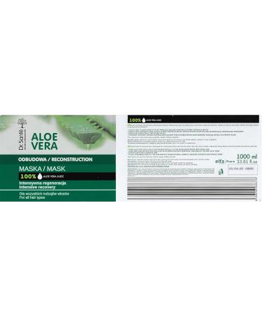 Dr Sante Aloe Vera Reconstruction Hair Mask Intensive Recovery Damaged Hair 1000ml - Buy Online on GoSupps.com