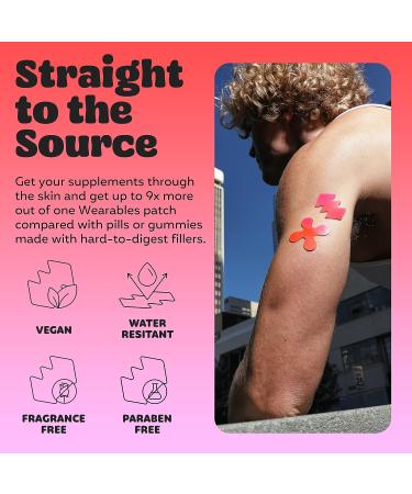 Plant-Based Energy Patches with Green Tea, Yerba Mate, Black Maca & Ginseng - 28 Count - Buy Online on GoSupps.com