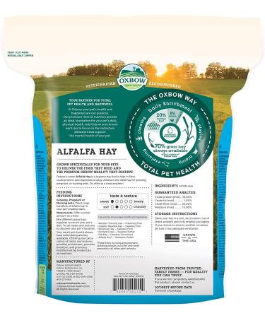 Oxbow Animal Health Alfalfa Hay 15 oz - Premium Quality and Nutrient-Rich - Pack of 1 - Buy Online on GoSupps.com