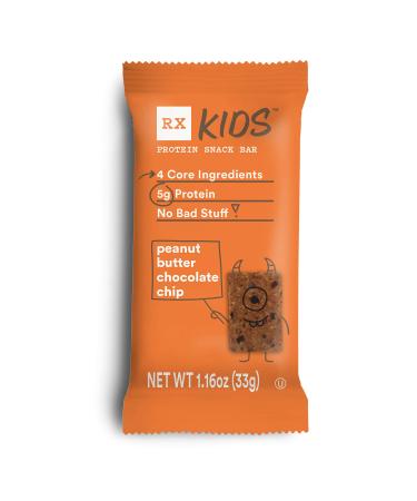 RXBAR, RX Kids Protein Snack Bar, Peanut Butter Chocolate Chip, 1.16oz Bars, 30ct, New Taste and Texture