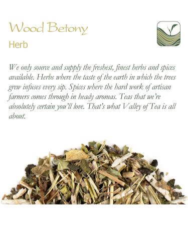 Wood Betony Tea Herb 100g - Hedgenettle, Purple Betony, Bishopwort - Pack of 1 - Buy Online on GoSupps.com