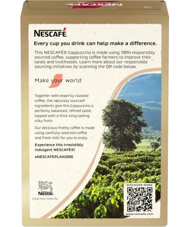 Nestle UK Ltd Nescaf Gold Cappuccino instant coffee 8 x 155 g 8 pieces pack of 1 - Buy Online on GoSupps.com