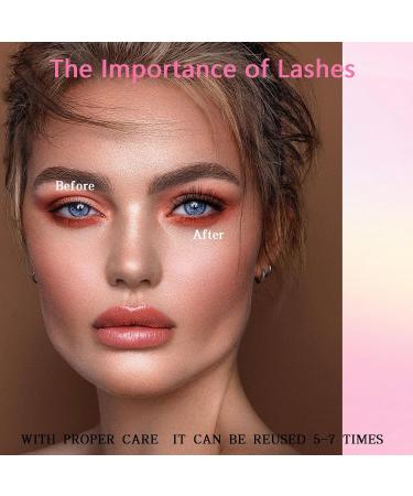 Buy GOSEEK A01 Clear Band Lash Clusters - 72 Mixed Tray Individual Eyelash Extensions (8-16MM) for DIY Lash Application at Home - Buy Online on GoSupps.com