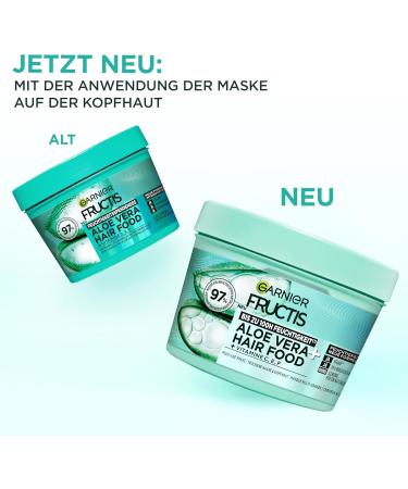  Garnier Garnier Fructis 3-in-1 Aloe Vera Hair Food Moisturizing Mask for Normal to Dry Hair with Extra Lipid Complex - Buy Online on GoSupps.com