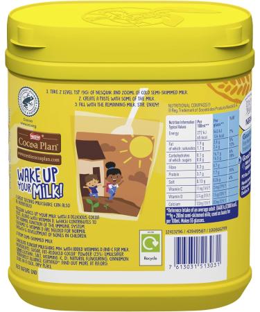  Nesquik NESTL NESQUIK Intense 100% Soluble Cocoa 290g Box - Buy Online on GoSupps.com