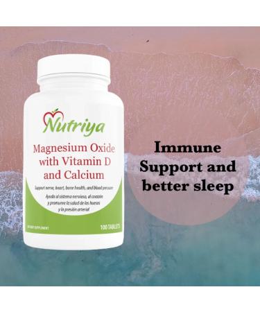 Magnesium Oxide with Vitamin D3 and Oyster Calcium Supplement - Buy Online on GoSupps.com