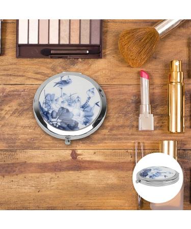 Lurrose 7CM Lotus Flower Metal Mirror - Compact Pocket Makeup Mirror for Women and Girls - Buy Online on GoSupps.com