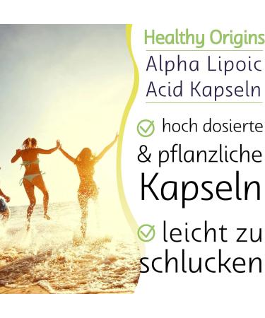 Healthy Origins Alpha Lipoic Acid 600mg - 150 Gluten-Free Capsules | High-Dose Non-GMO Lab Tested 2-Day Supply - Buy Online on GoSupps.com