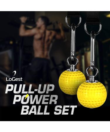 Climbing Pull Up Power Ball Set - Non Slip Hand Grips for Strength Training & Rock Climbing Workouts - Buy Online on GoSupps.com