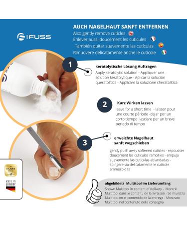 Horn Skin Remover Mr. Fuss No.4 - 250ml | Fast Relief for Calluses Corns Cuticles & Pressure Points | Immediate Results in 10 Minutes - International Shipping Available - Buy Online on GoSupps.com