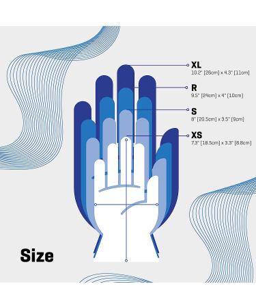 XL White Premium Cotton Moisturizing Gloves for Overnight Bedtime | Eczema Dry Sensitive Skin | Spa Therapy | Washable Reusable (8 Pairs) - Buy Online on GoSupps.com