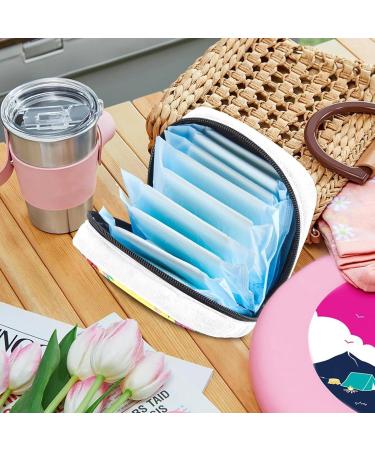 GIAPB Sanitary Napkin Storage Bag | Period Tampon Makeup Pad Pouch | Beach Summer Color5316 - Buy Online on GoSupps.com