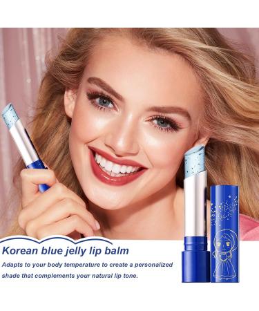 Korean lip balm blue mubestoring longlasting moisturizer gloss moisture for versatile lips for holidays brilliant and nourishing appointments - Buy Online on GoSupps.com