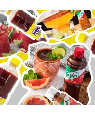 Tajin Seasoning 14 oz & Mega Chamoy Sauce 33 oz - Valued Combo of Spices And Seasonings Chili Powder And Chamoy Sauce for Spicy Gummy Candy Snacks Fruit Drinks And Cocktails - Mexican Flavor - In Special BoomQQ Packing - Buy Online on GoSupps.com