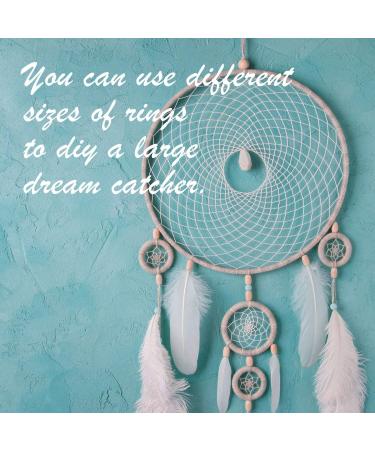 Metal Dream Catcher Rings Set - 24 Pieces in Gold (3.5/5/7.5/10/12/16 cm) - Ideal for Wreaths and Macrame Projects - Buy Online on GoSupps.com