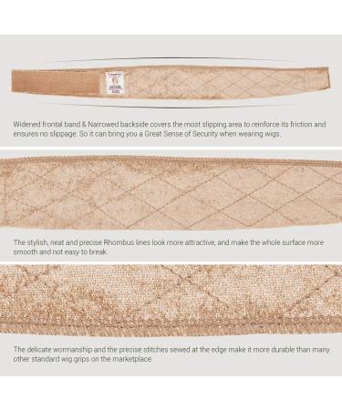 Dreamlover Wig Grip Bands - Tan, 2 Pack for Securing Wigs in Place - Buy Online on GoSupps.com