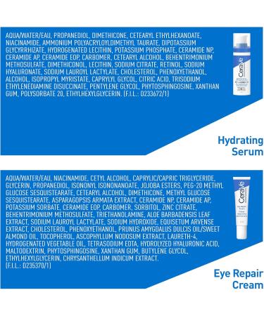 CeraVe Hyaluronic Acid Serum & Eye Cream BUNDLE. Hydrating HA Face Serum & Eye Repair Cream with Hyaluronic Acid & Ceramides for Normal Dry & Sensitive Skin. Fragrance Free & Non-Comedogenic BUNLDE HA Serum & Eye Cream Pack of 2 - Buy Online on GoSupps.com