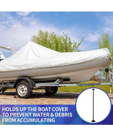 NEXCOVER Boat Cover Support Pole | Adjustable Height 12-54 | 6-Stage Extension ABS Pole for Boat Cover | Reinforced Support System | Black (1 Pack) - Buy Online on GoSupps.com