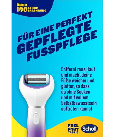 Scholl Expert Care 2-in-1 Electric Callus Remover - Smooth Silky Soft Feet - International Shipping - Buy Online on GoSupps.com