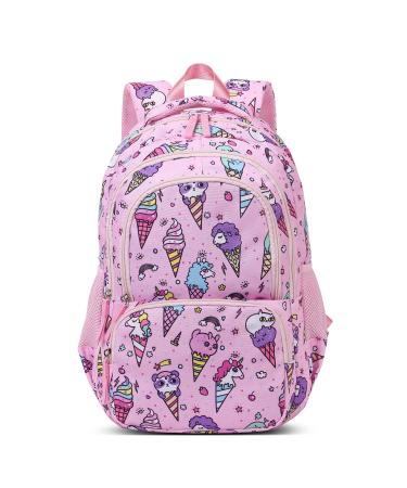 CLUCI Kids Backpack for Elementary School Girls Backpack Toddler School Bags Child Lightweight Preschool Large Bookbags Cute Gifts Pink Unicorn 01-pink Unicorn