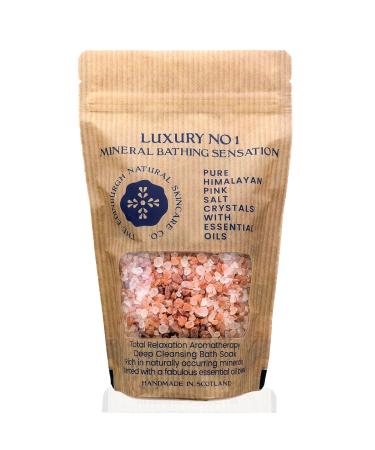 Luxury No. 1 Pink Himalayan Bath Salts | Promotes Muscle Relaxation | Relieve Stress & Aid Sleep | Restores & Soothes Skin | Infused with Essential Oils | Edinburgh Skincare Company x1 Box