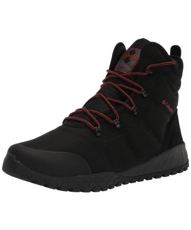 Columbia Men's Fairbanks Omni-Heat Hiking Shoe 14 Black/Rusty