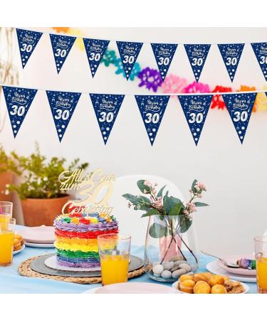 Shop Gold Rock Cake Decoration for 30th Birthday | Unique Cake Topper for Men & Women | Perfect 30th Birthday Party Decor - Buy Online on GoSupps.com