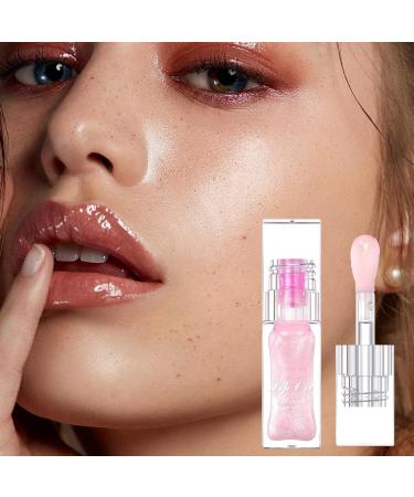 Clear Lip Oils Nourishing Lip Balms Lips Moisturiser Clear Nourishing Oil Lip Balm Moisturizer Perfect and Suitable for Dry Cracked Lips Women Girls Cares - Buy Online on GoSupps.com