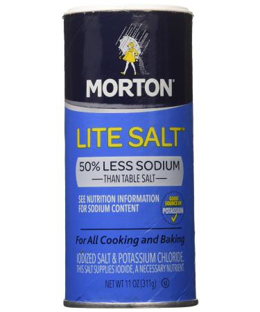 Mortons Salt Lite, 11 oz, 3-Pack