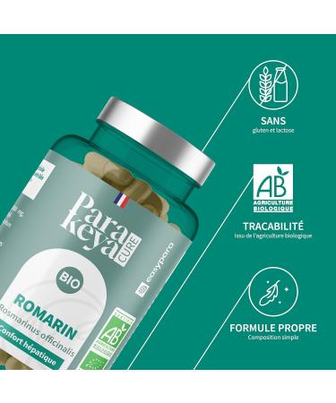 Romarin Bio | Soutien H patique & Biliaire | Compl ment Alimentaire D tox Foie & Confort Digestion | Cure Naturelle Drainage des Toxines | 60 G lules 60 unit s (Lot de 1) - Buy Online on GoSupps.com