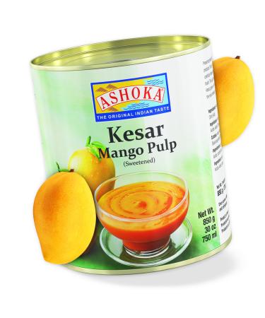 ASHOKA Mango Pulp Kesar 1 x 850 g - Buy Online on GoSupps.com