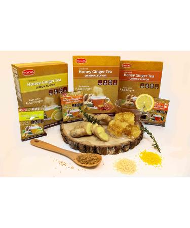 Pocas Honey Ginger Tea Original 18g 20ct (Pack of 2) - Buy Online on GoSupps.com
